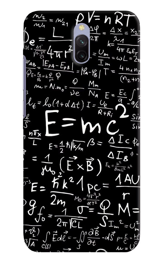 Physics Formula Redmi 8A Dual Hard Case Back Cover by Casekaro