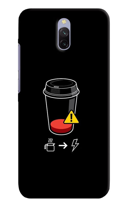 Coffee Redmi 8A Dual Hard Case Back Cover by Casekaro