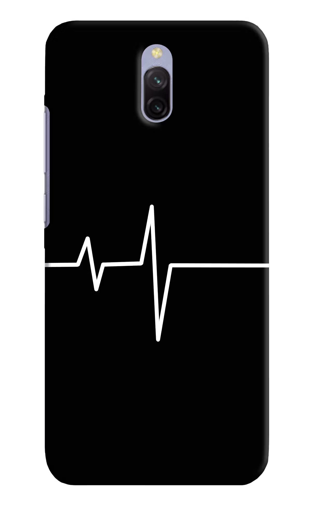 Heart Beats Redmi 8A Dual Hard Case Back Cover by Casekaro