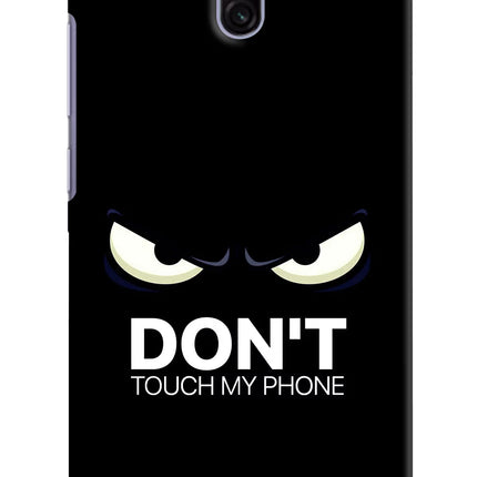 Don'T Touch My Phone Redmi 8A Dual Hard Case Back Cover by Casekaro