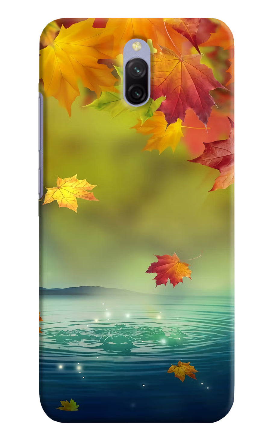 Flowers Redmi 8A Dual Back Cover, Hard case