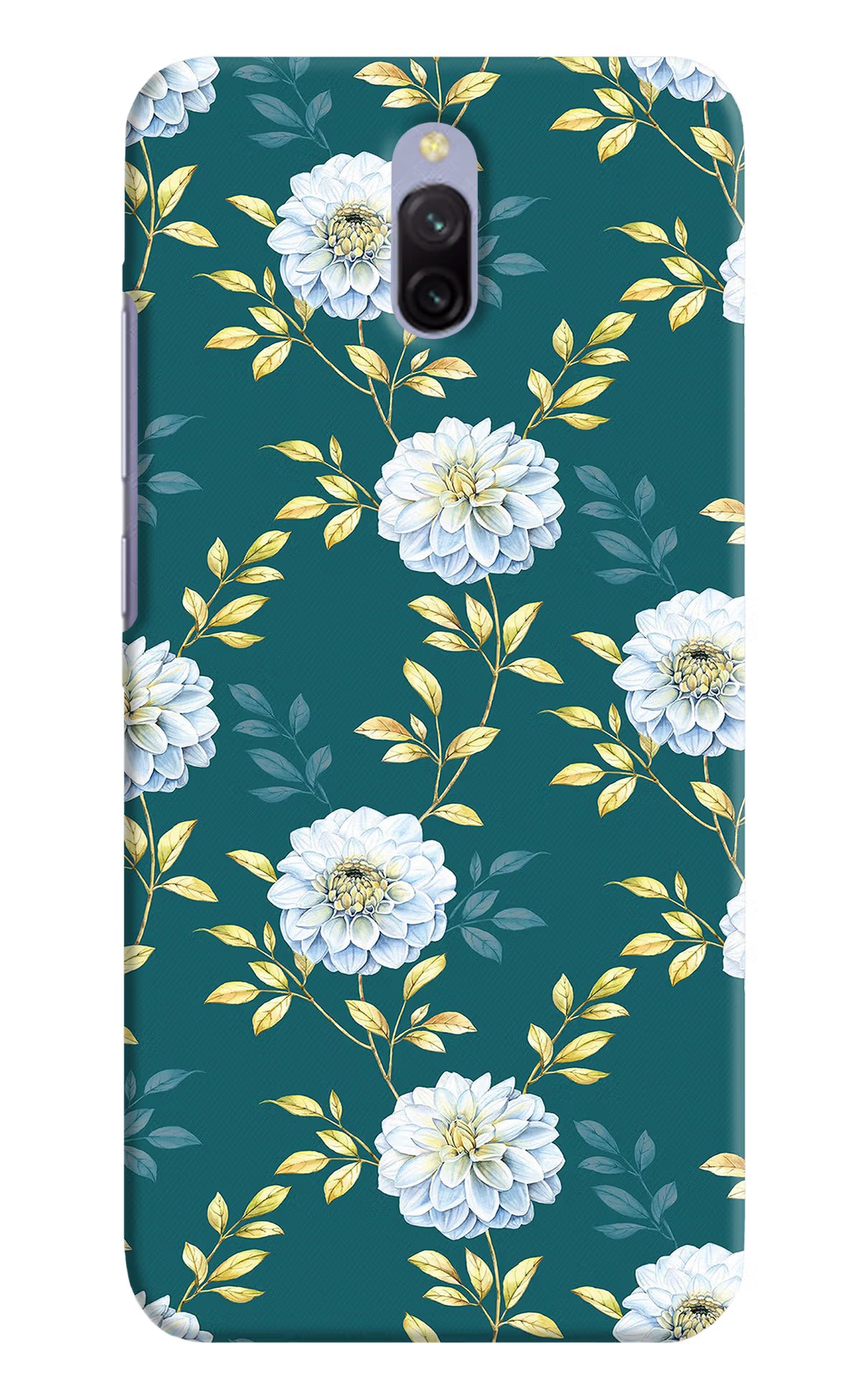 Flowers Redmi 8A Dual Hard Case Back Cover by Casekaro