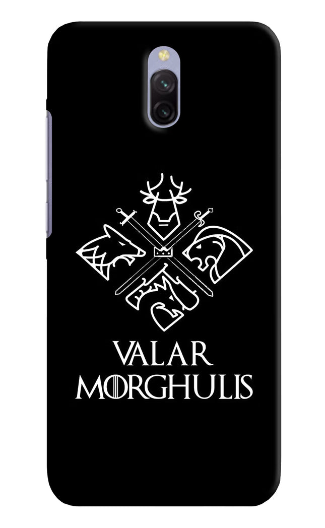 Valar Morghulis | Game Of Thrones Redmi 8A Dual Hard Case Back Cover by Casekaro