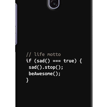 Life Motto Code Redmi 8A Dual Hard Case Back Cover by Casekaro