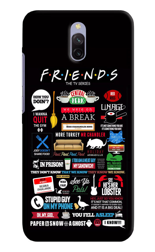 FRIENDS Redmi 8A Dual Hard Case Back Cover by Casekaro