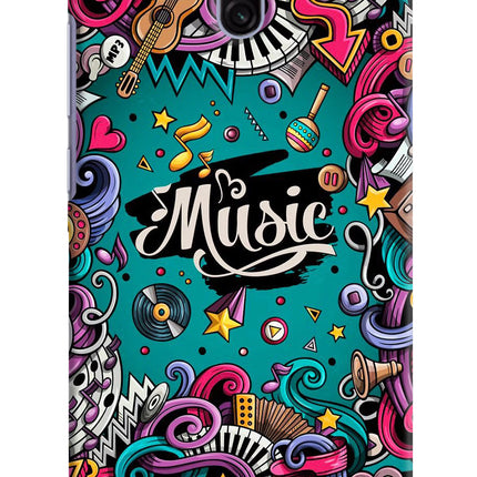 Music Graffiti Redmi 8A Dual Hard Case Back Cover by Casekaro