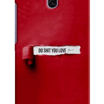 Do Shit You Love Redmi 8A Dual Hard Case Back Cover by Casekaro