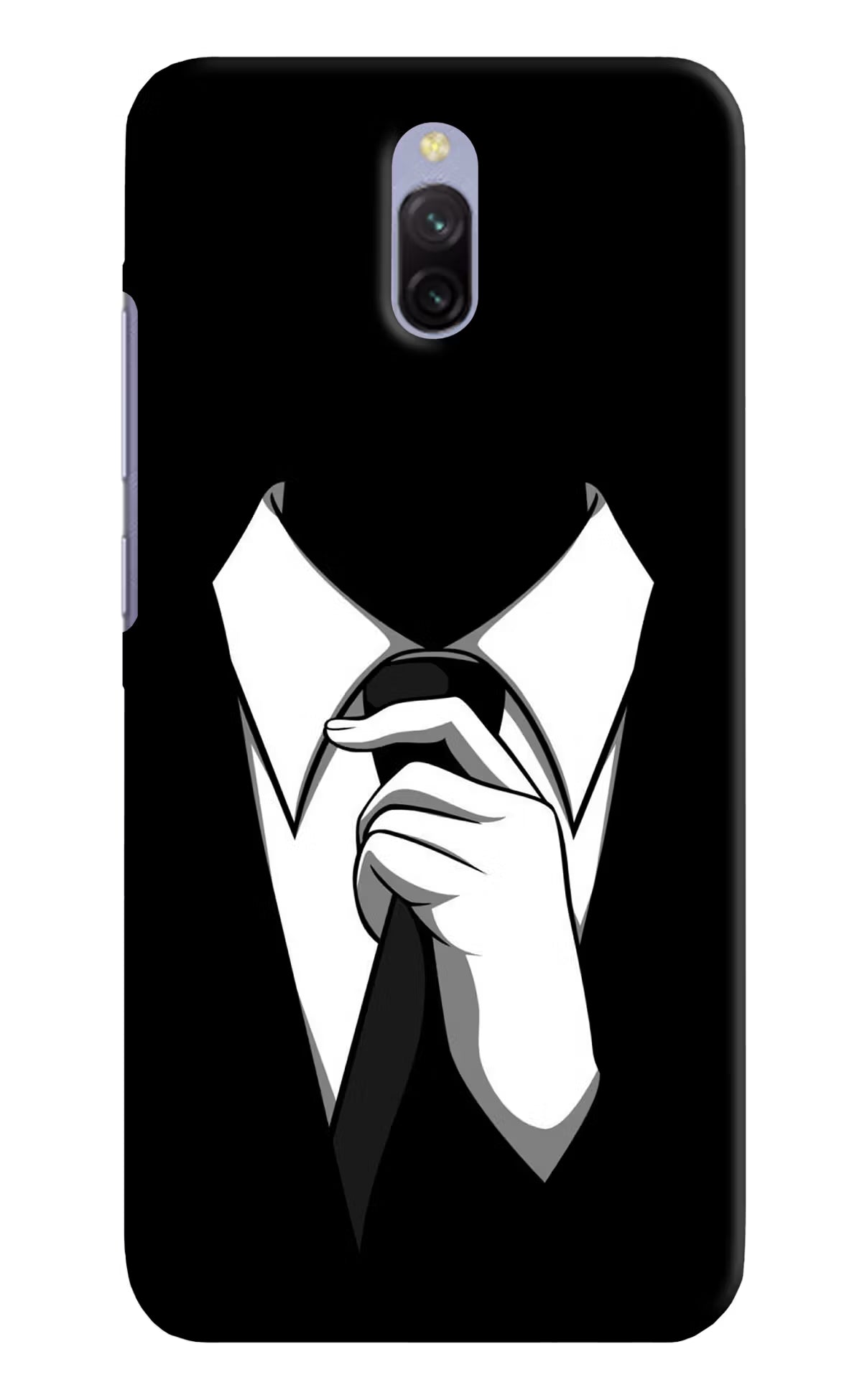 Black Tie Redmi 8A Dual Hard Case Back Cover by Casekaro