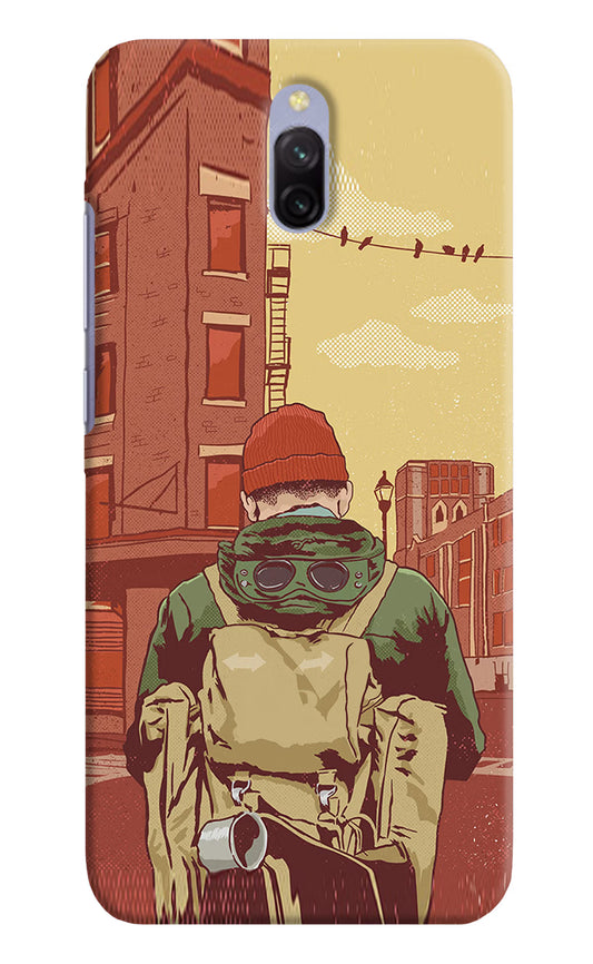 Adventurous Redmi 8A Dual Hard Case Back Cover by Casekaro