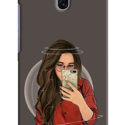 Selfie Queen Redmi 8A Dual Hard Case Back Cover by Casekaro