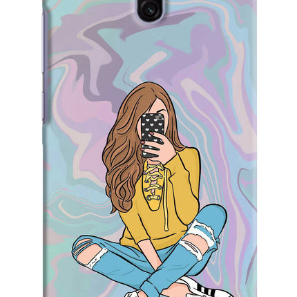 Selfie Girl Redmi 8A Dual Hard Case Back Cover by Casekaro