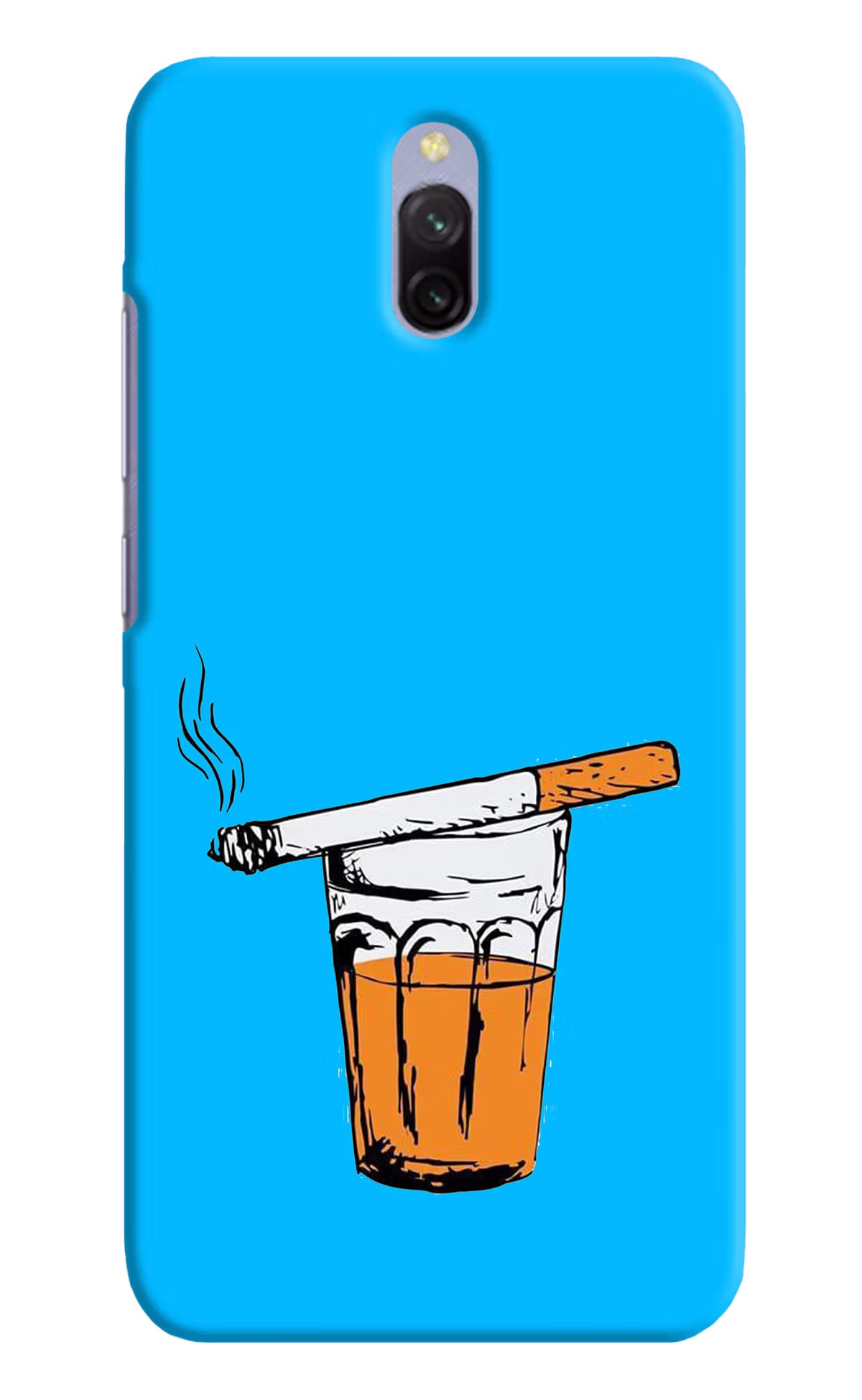 Chai Sutta Redmi 8A Dual Hard Case Back Cover by Casekaro