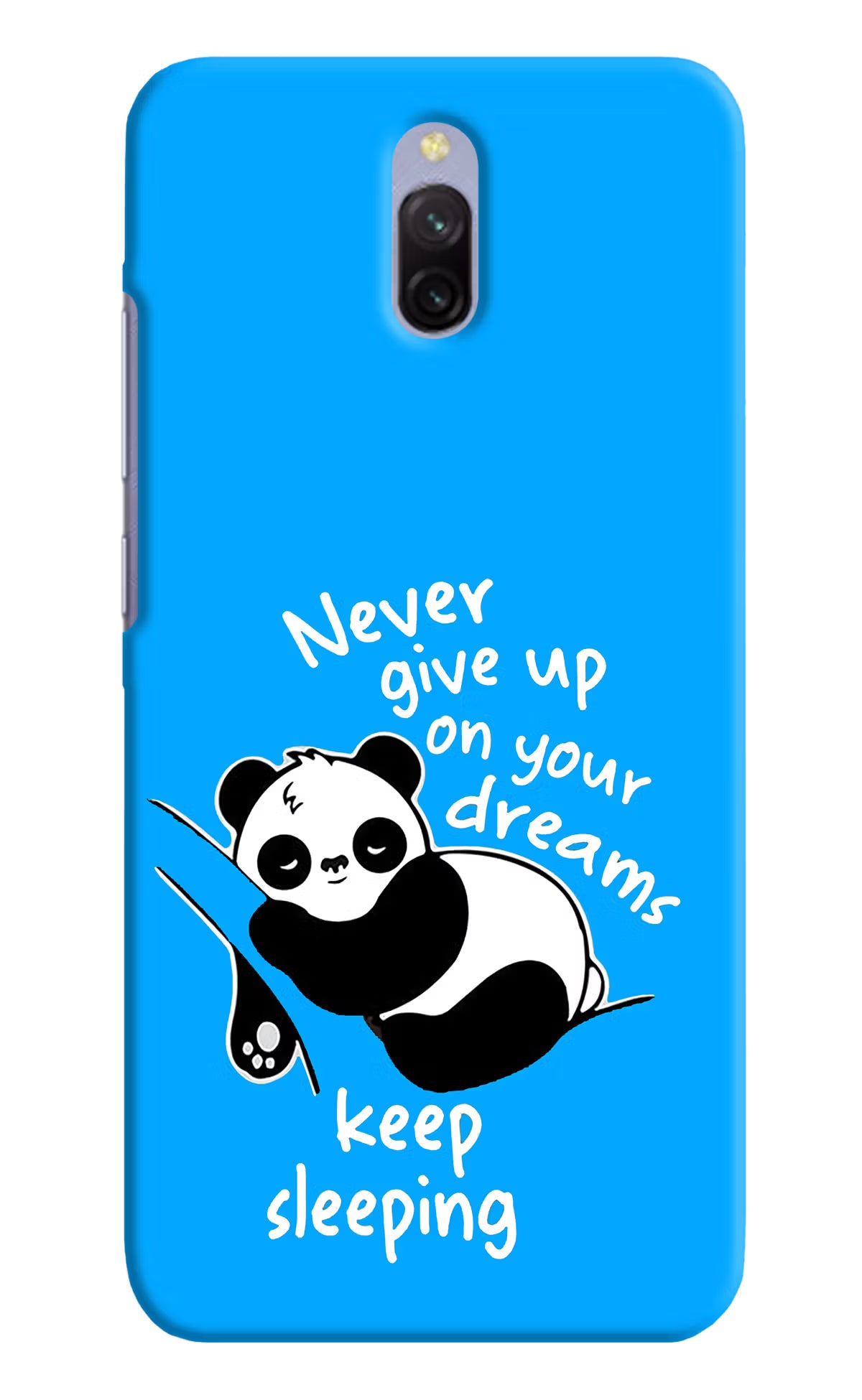 Keep Sleeping Redmi 8A Dual Hard Case Back Cover by Casekaro