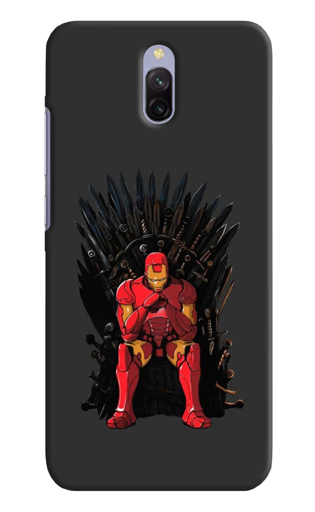Ironman Throne Redmi 8A Dual Hard Case Back Cover by Casekaro