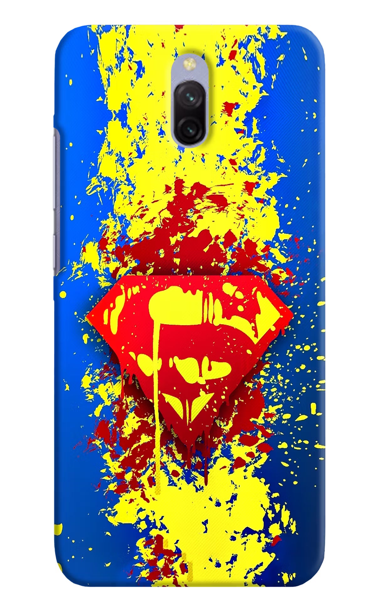 Superman logo Redmi 8A Dual Hard Case Back Cover by Casekaro