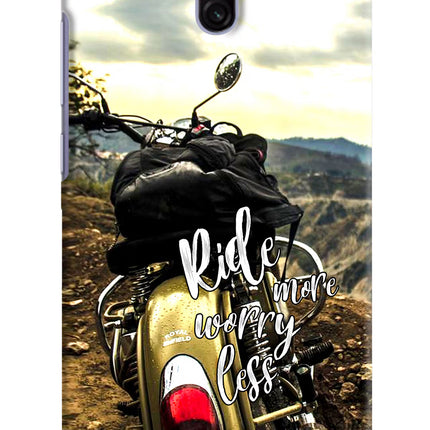 Ride More Worry Less Redmi 8A Dual Hard Case Back Cover by Casekaro