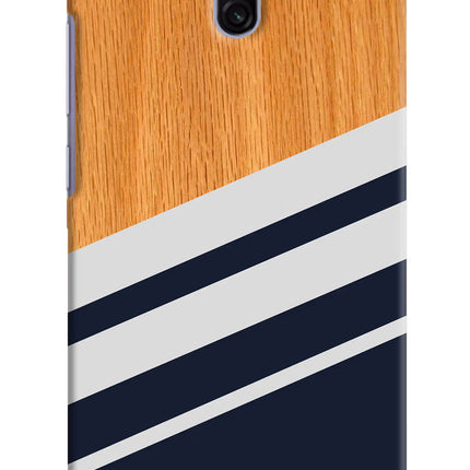 Blue and white wooden Redmi 8A Dual Hard Case Back Cover by Casekaro