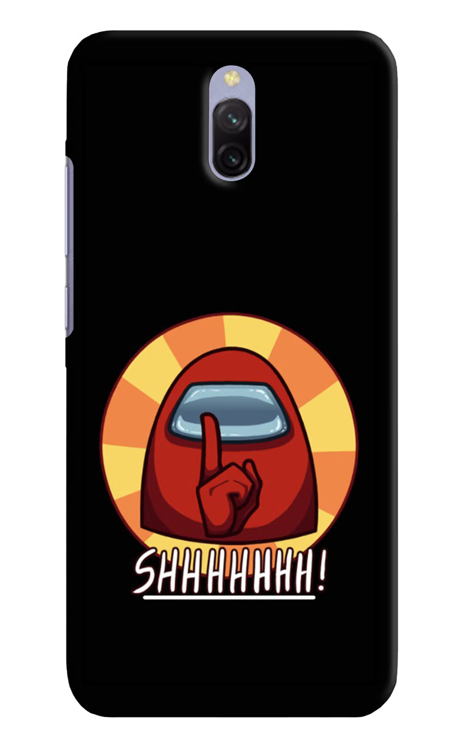 Among Us Shhh! Redmi 8A Dual Back Cover, Hard case
