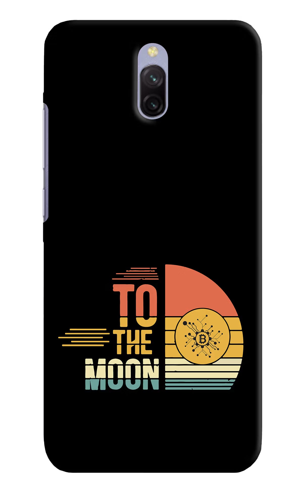 To the Moon Redmi 8A Dual Hard Case Back Cover by Casekaro