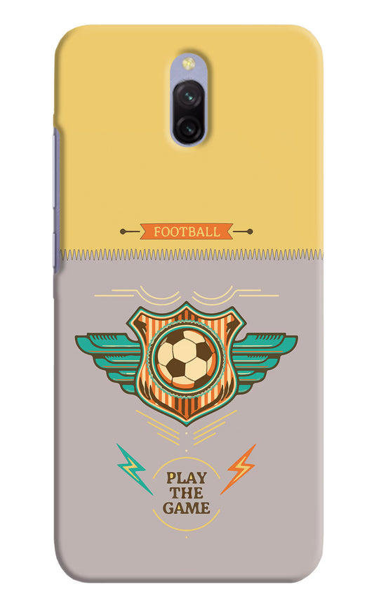 Football Redmi 8A Dual Hard Case Back Cover by Casekaro