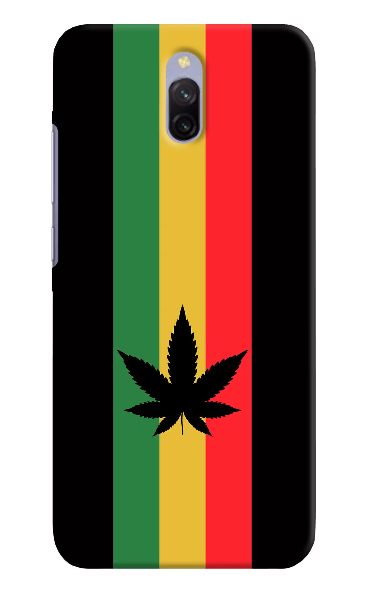Weed Flag Redmi 8A Dual Hard Case Back Cover by Casekaro