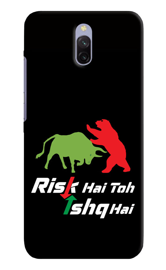 Risk Hai Toh Ishq Hai Redmi 8A Dual Hard Case Back Cover by Casekaro