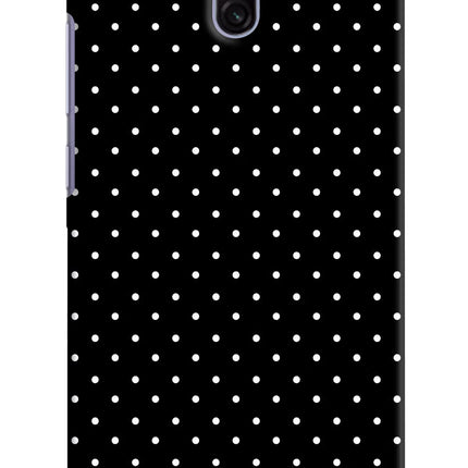 White Dots Redmi 8A Dual Hard Case Back Cover by Casekaro