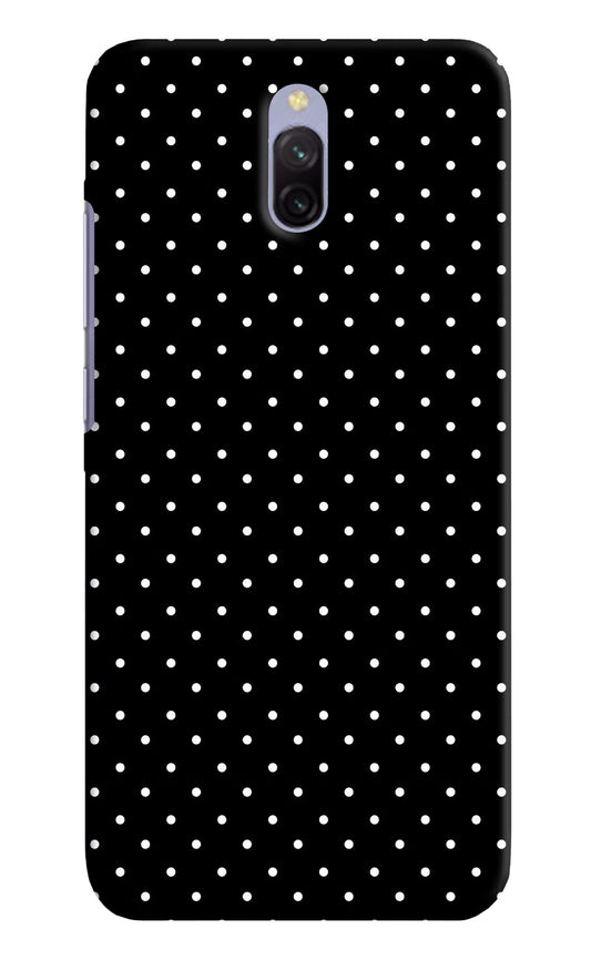 White Dots Redmi 8A Dual Hard Case Back Cover by Casekaro