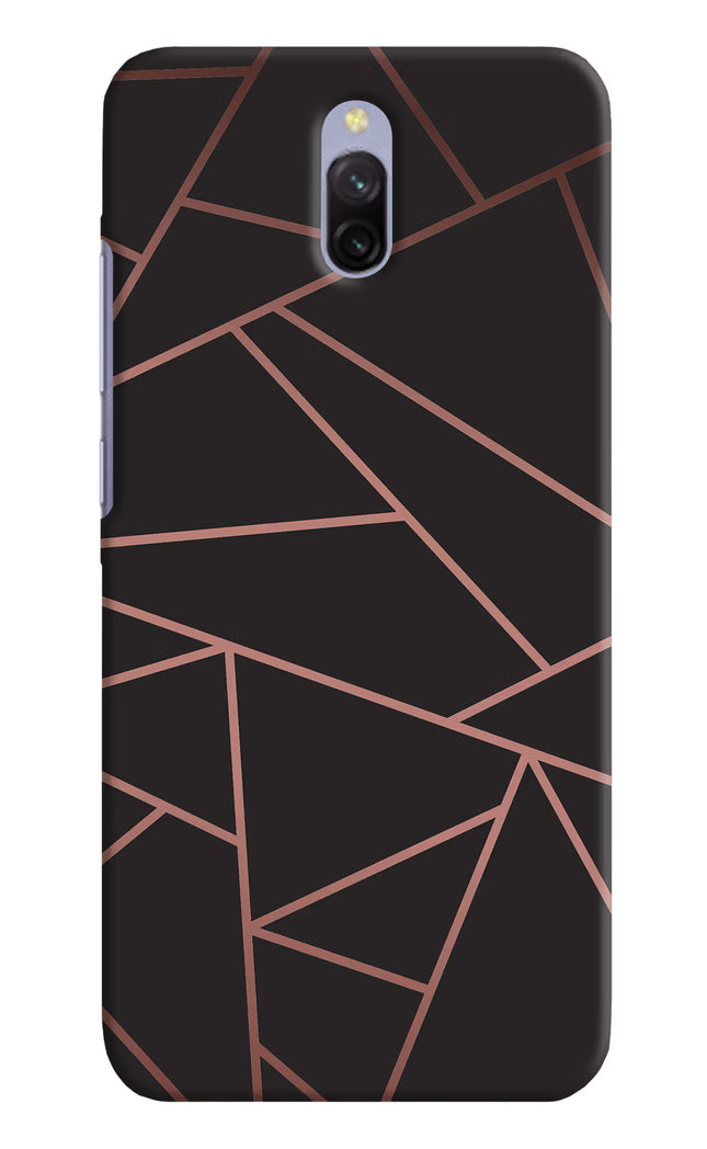 Geometric Pattern Redmi 8A Dual Hard Case Back Cover by Casekaro