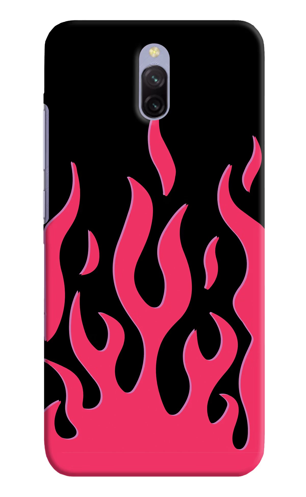 Fire Flames Redmi 8A Dual Hard Case Back Cover by Casekaro
