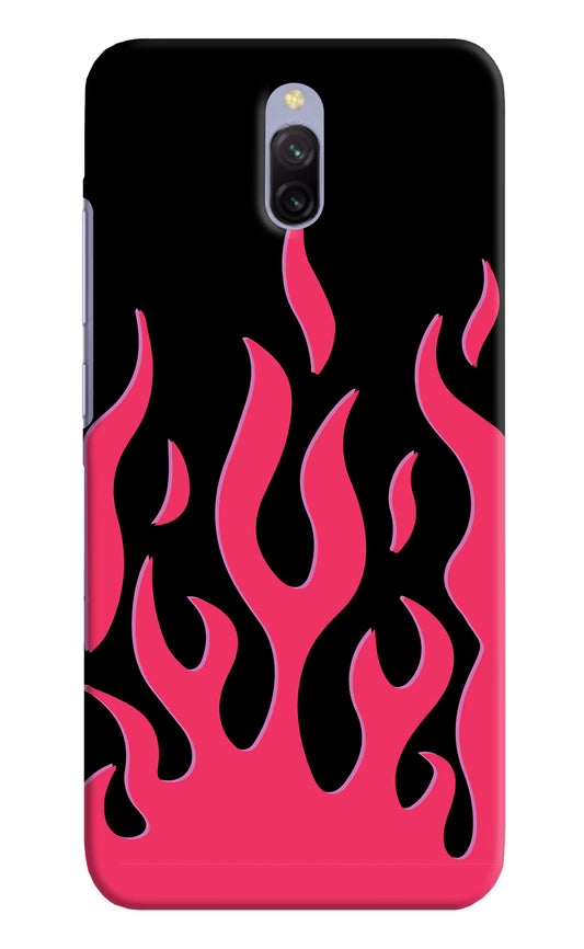Fire Flames Redmi 8A Dual Hard Case Back Cover by Casekaro