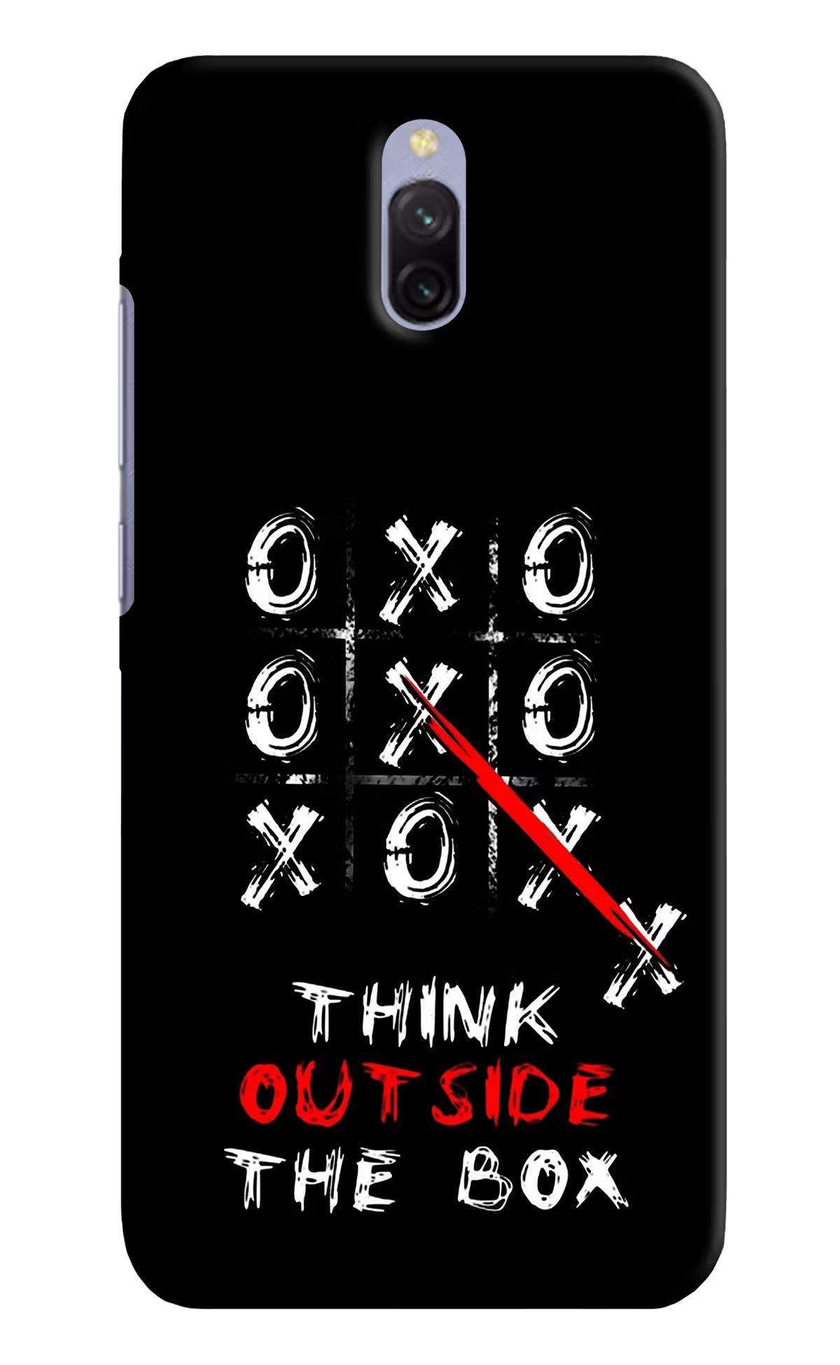 Think out of the BOX Redmi 8A Dual Hard Case Back Cover by Casekaro