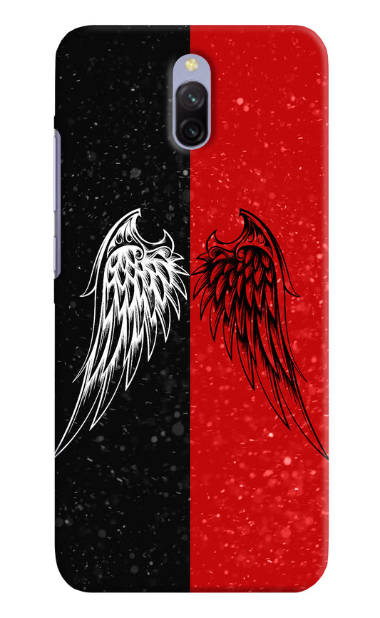 Wings Redmi 8A Dual Hard Case Back Cover by Casekaro