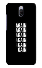 Again Again Gain Redmi 8A Dual Hard Case Back Cover by Casekaro