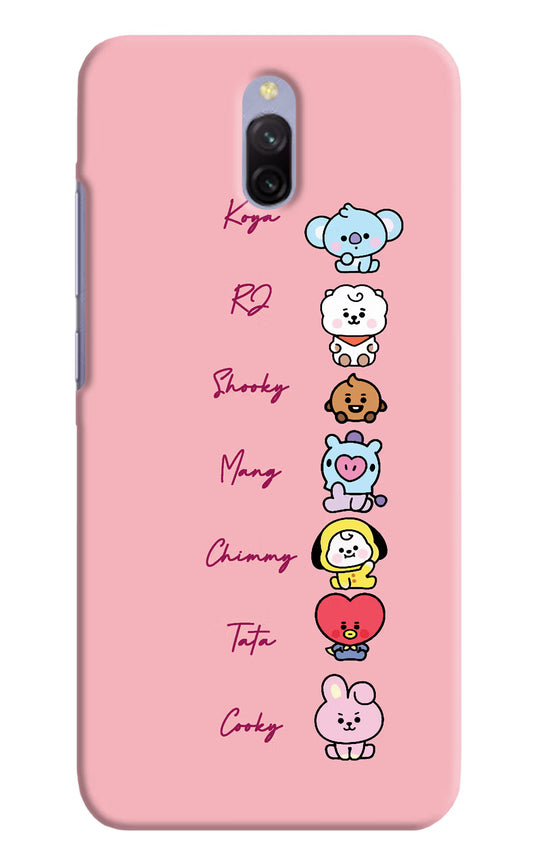 BTS names Redmi 8A Dual Hard Case Back Cover by Casekaro