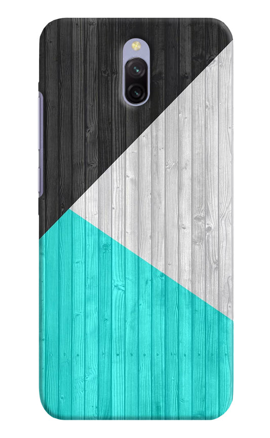 Wooden Abstract Redmi 8A Dual Hard Case Back Cover by Casekaro