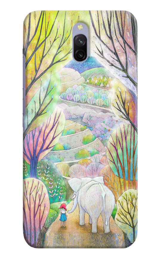 Nature Painting Redmi 8A Dual Hard Case Back Cover by Casekaro
