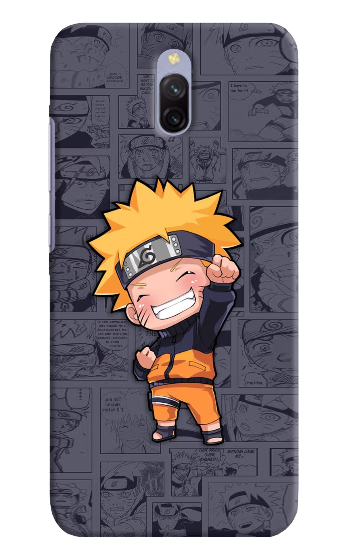 Chota Naruto Redmi 8A Dual Hard Case Back Cover by Casekaro