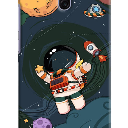 Cartoon Astronaut Redmi 8A Dual Hard Case Back Cover by Casekaro