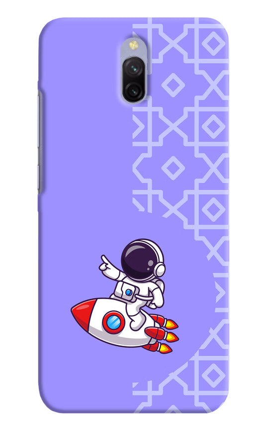 Cute Astronaut Redmi 8A Dual Hard Case Back Cover by Casekaro