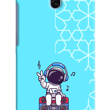 Cute Astronaut Chilling Redmi 8A Dual Hard Case Back Cover by Casekaro