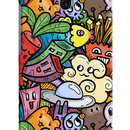 Veggie Doodle Redmi 8A Dual Hard Case Back Cover by Casekaro