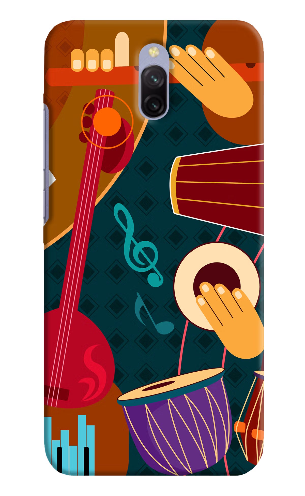 Music Instrument Redmi 8A Dual Hard Case Back Cover by Casekaro