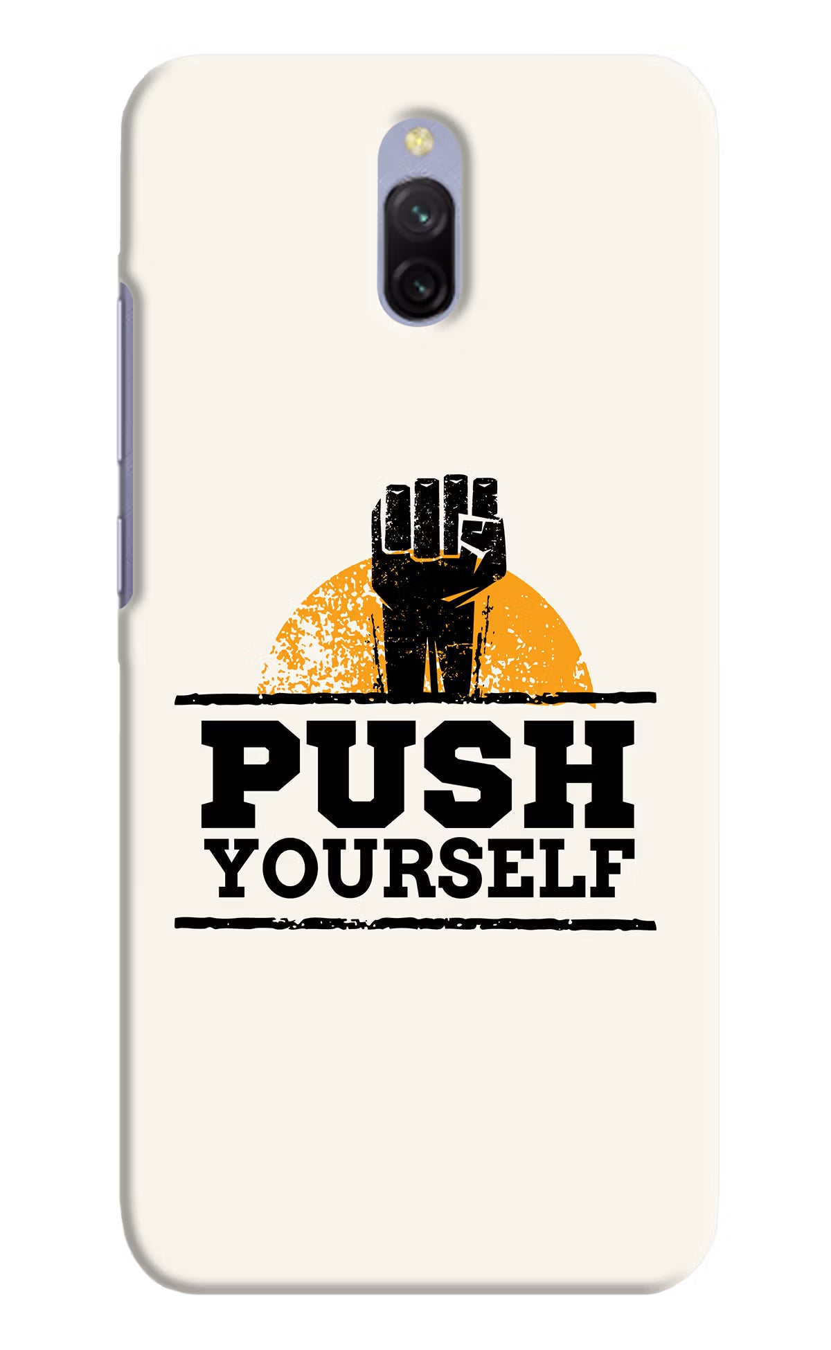 Push Yourself Redmi 8A Dual Hard Case Back Cover by Casekaro