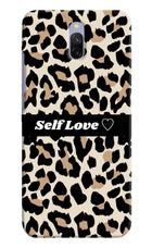 Leopard Print Self Love Redmi 8A Dual Hard Case Back Cover by Casekaro
