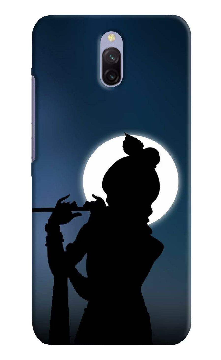 Shri Krishna Silhouette Redmi 8A Dual Back Cover, Hard case