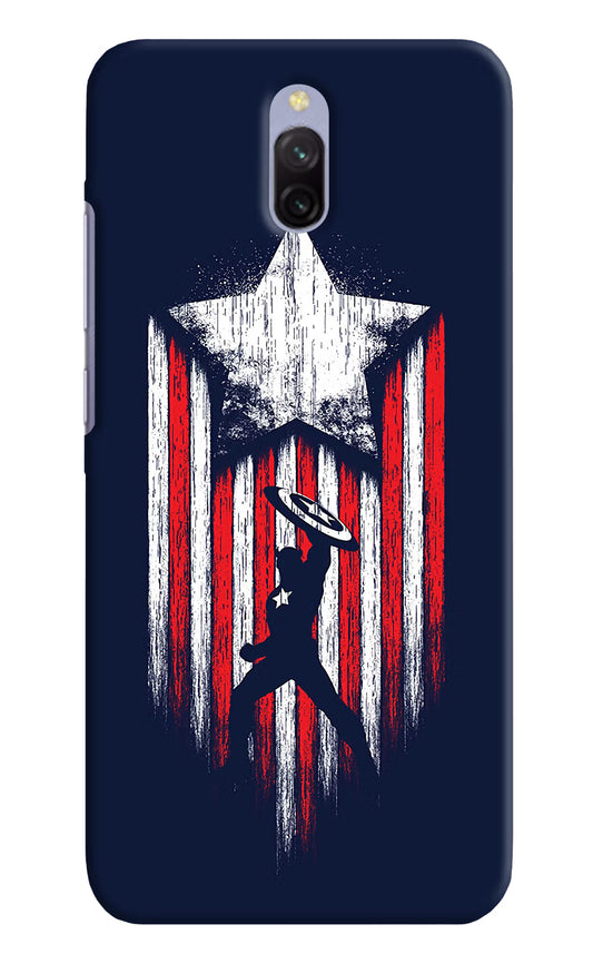 Captain America Marvel Art Redmi 8A Dual Hard Case Back Cover by Casekaro