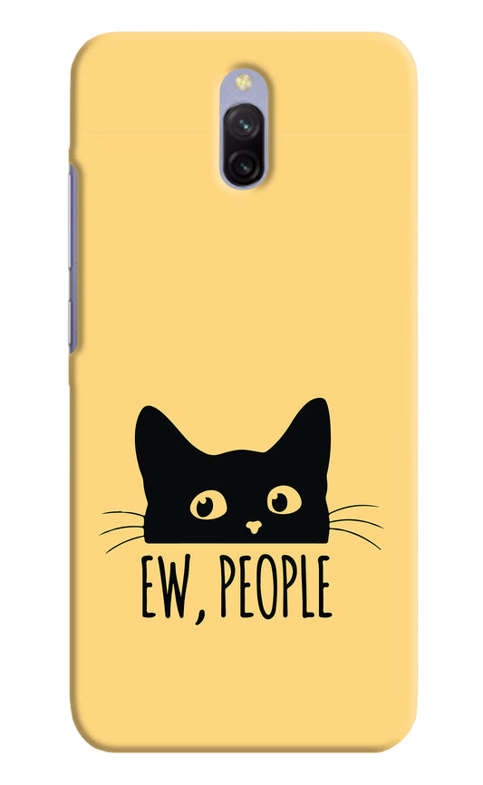 Ew People Catitude Redmi 8A Dual Hard Case Back Cover by Casekaro