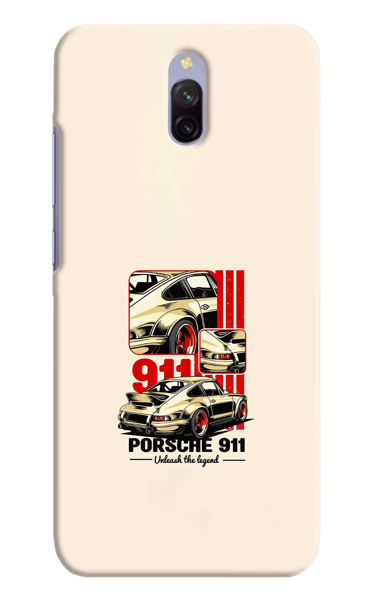 Classic Porsche 911 Redmi 8A Dual Hard Case Back Cover by Casekaro
