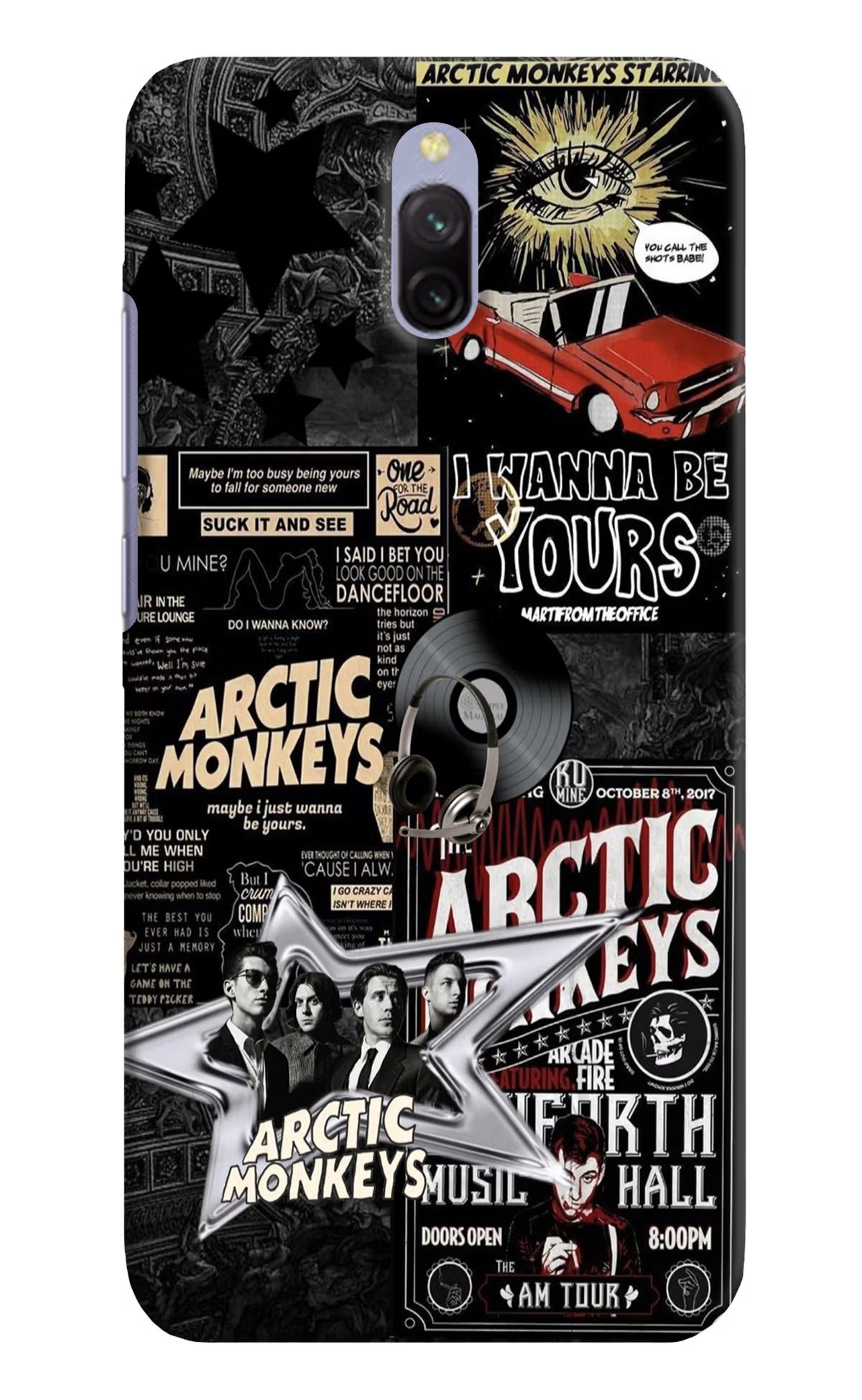 Arctic Monkeys Redmi 8A Dual Hard Case Back Cover by Casekaro